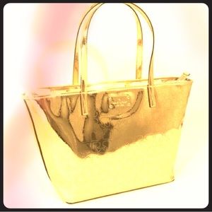 New ♠️ kate spade ♠️ harmony tote gold heart print
